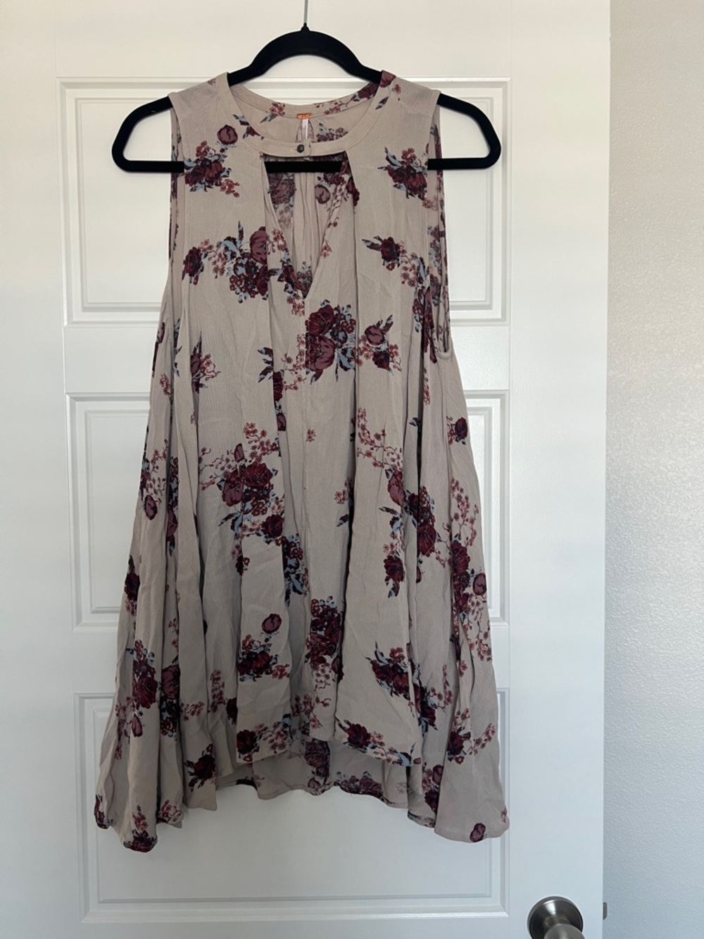 Free People Beige Floral Dress
